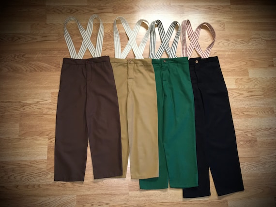 Pantalones de hombre de estilo historico personalizados Charles Ingalls Pioneer Little House On The Prairie Disfraces Salvaje Oeste Granjero 1800 Guerra Civil Etsy Mexico