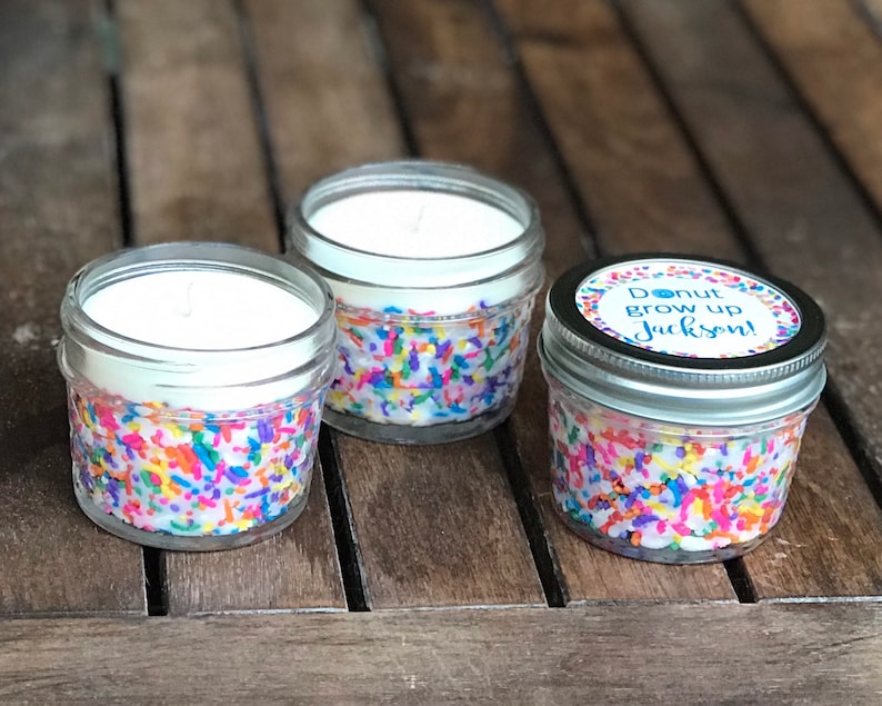Bulk Birthday Cake Scented Candles Personalized Birthday Etsy