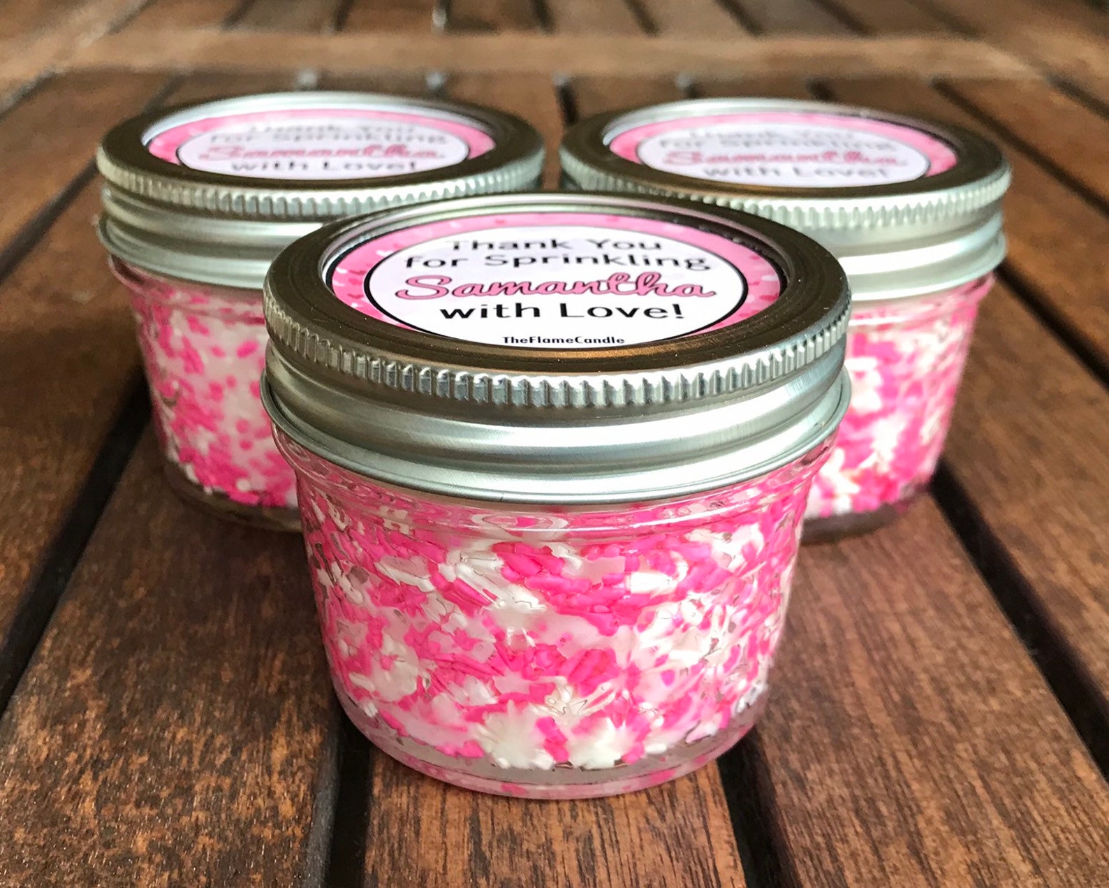 Bridal Shower Candle Favors in Any Color With Personalized Etsy