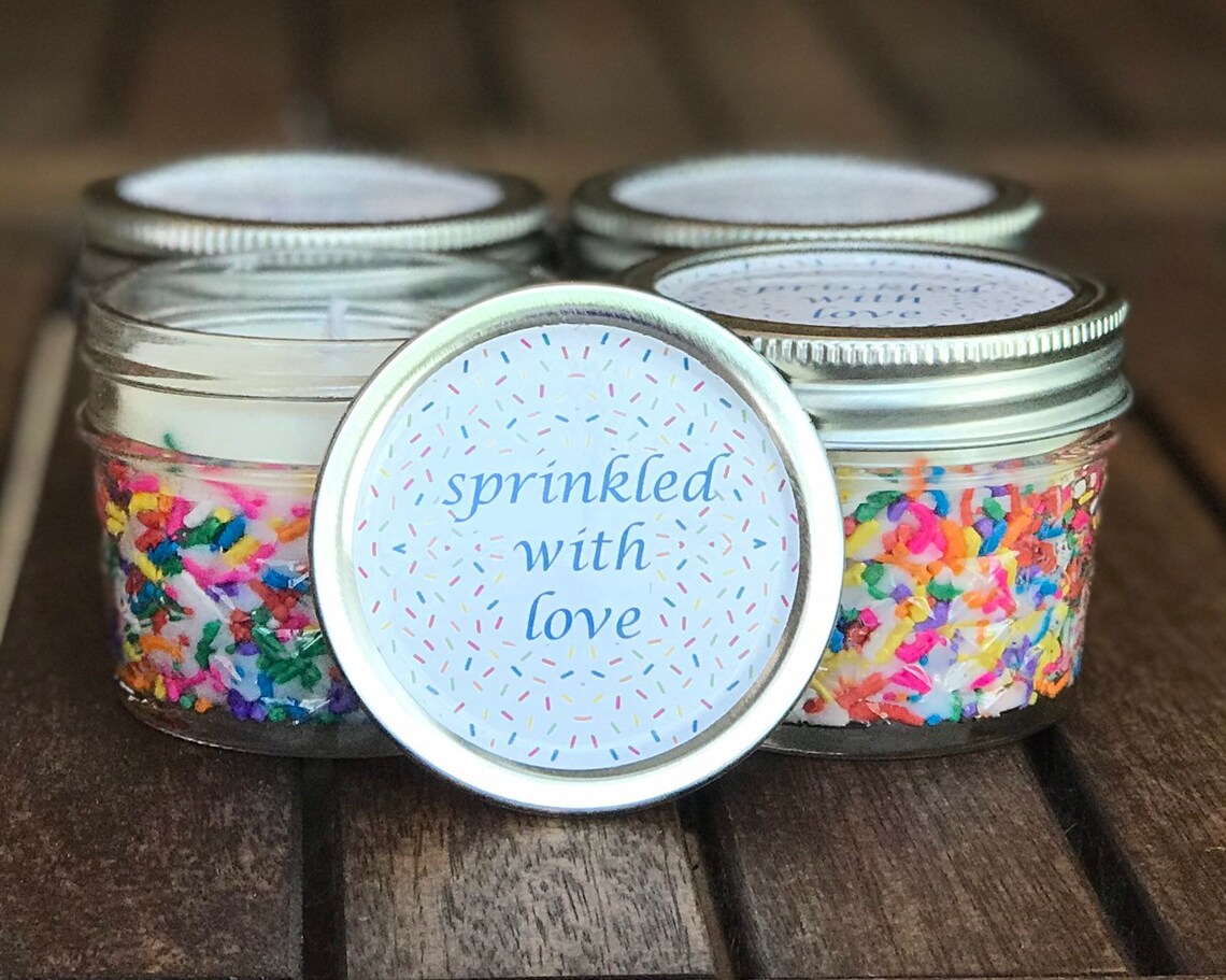 Bulk Baby Shower Candle Favors Rainbow Baby Sprinkle Candles Etsy