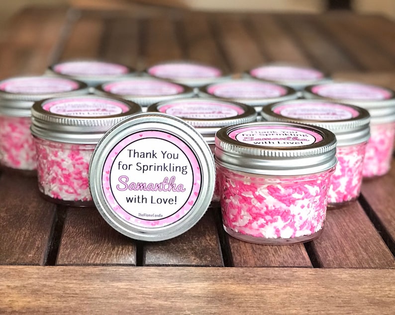 Bridal Shower Candle Favors in Any Color With Personalized Etsy