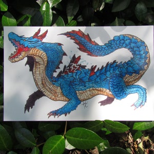 Lagiacrus, Monster Hunter PRINT