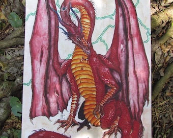 The Crimson Gate Keeper PRINT