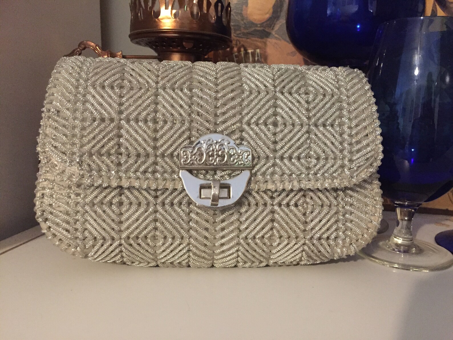 Handmade Silver Vintage Clutch Etsy Australia