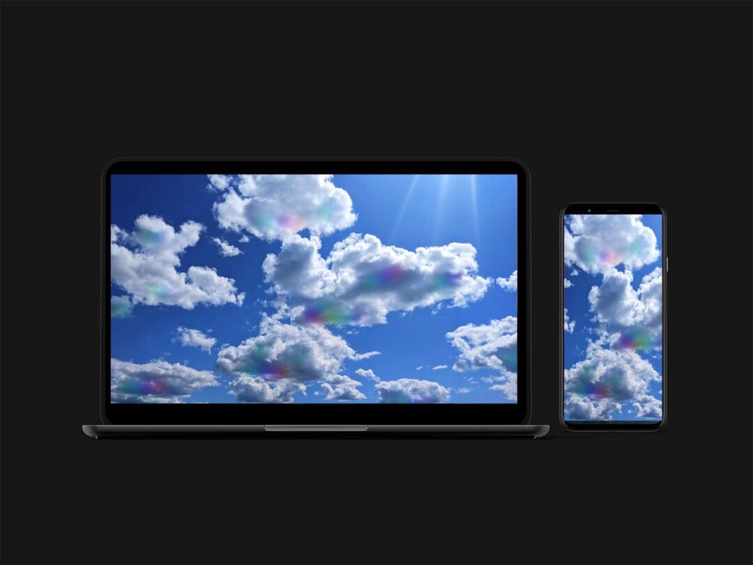 Computer Ram Phone Wallpaper Phone and Computer Wallpaper - Digital Download: Cloud Prisms - Etsy
