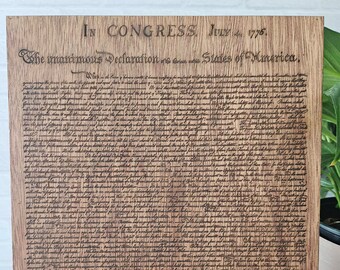 Declaration of Independence Facsimile Print of Original - Etsy