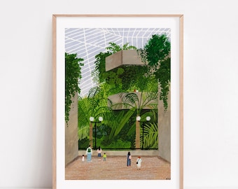 PREORDER Barbican Conservatory A4 Giclee Print