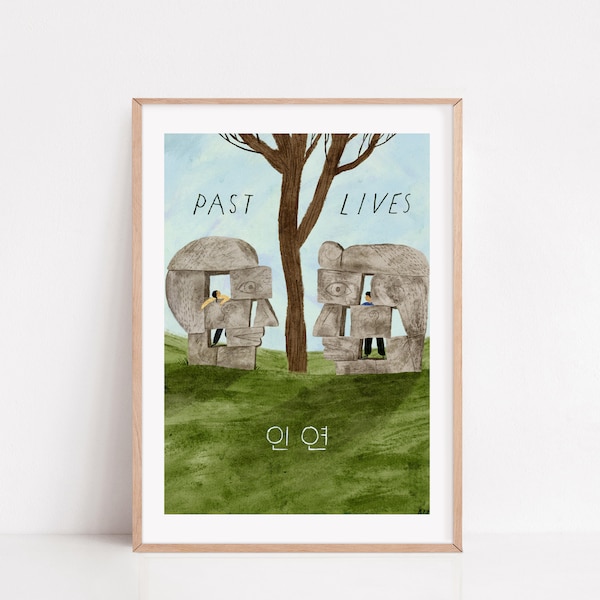 A4 Past Lives film poster giclée print