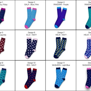 6 Pack Bundle / FREE SHIPPING / Colorful Socks / Bright Socks / Wedding Socks / Best Christmas Gift / Happy Socks / Best Dad Birthday gift image 3