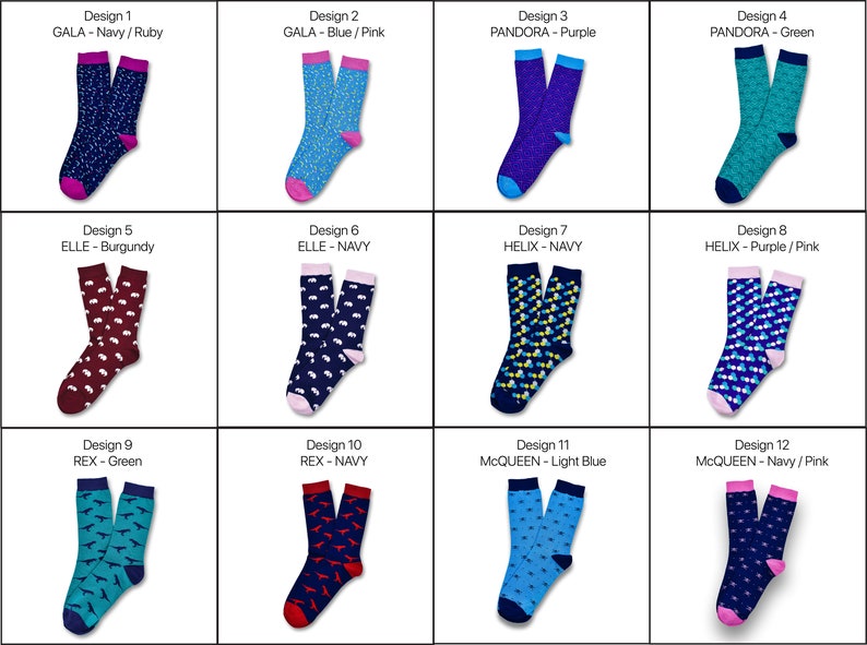 6 Pack Bundle / FREE SHIPPING / Colorful Socks / Bright Socks / Wedding Socks / Best Christmas Gift / Happy Socks / Best Dad Birthday gift image 3