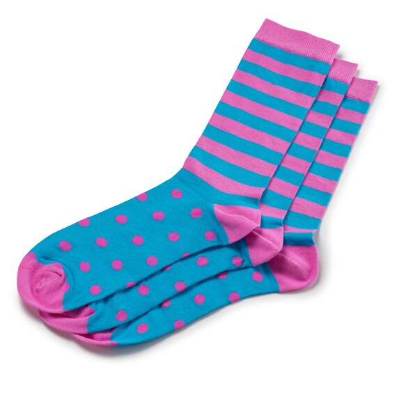 3 paia di controllo a Righe Da Uomo Calze Argyle Design Tutti I Giorni Cotone Calze Da Lavoro Ufficio