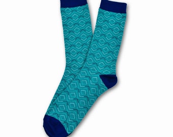 Calcetines de bambú premium, calcetines de vestido de los hombres / calcetines verdes / calcetines coloridos y brillantes divertidos / calcetines de boda / calcetines de lujo / regalo del día de los padres