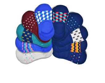 Delight - 10 PAIRS BUNDLE - Non-Slip No Show Socks / Bamboo Socks / Sperry Socks / Boat socks / Summer Socks / Invisible Socks / Skull Socks