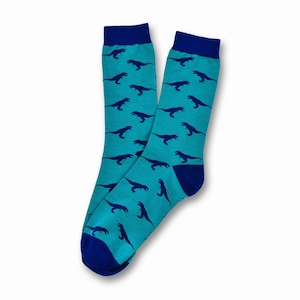 Premium Bamboo Socks, Men&#39;s Dress Socks / Dinosaur Socks / Wedding Socks / Fancy Socks / Fathers Day Gift / Dad gift / T Rex Socks