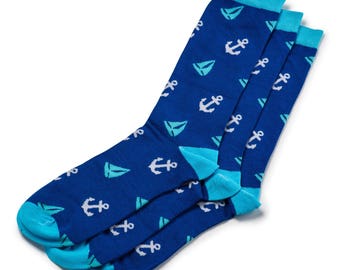 Premium Bamboo Socks / Eco Friendly Socks / Colorful Socks / Boat Socks / Wedding Socks / Happy Socks / Groomsmen Socks / Dad Gifts