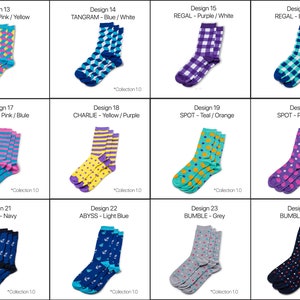 6 Pack Bundle / FREE SHIPPING / Colorful Socks / Bright Socks / Wedding Socks / Best Christmas Gift / Happy Socks / Best Dad Birthday gift image 4