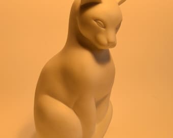 White Cat Figurine