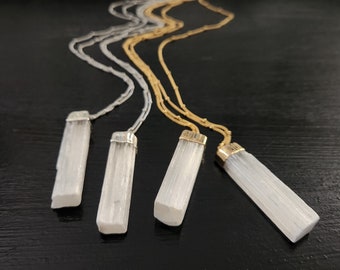 Selenite Layering Necklace