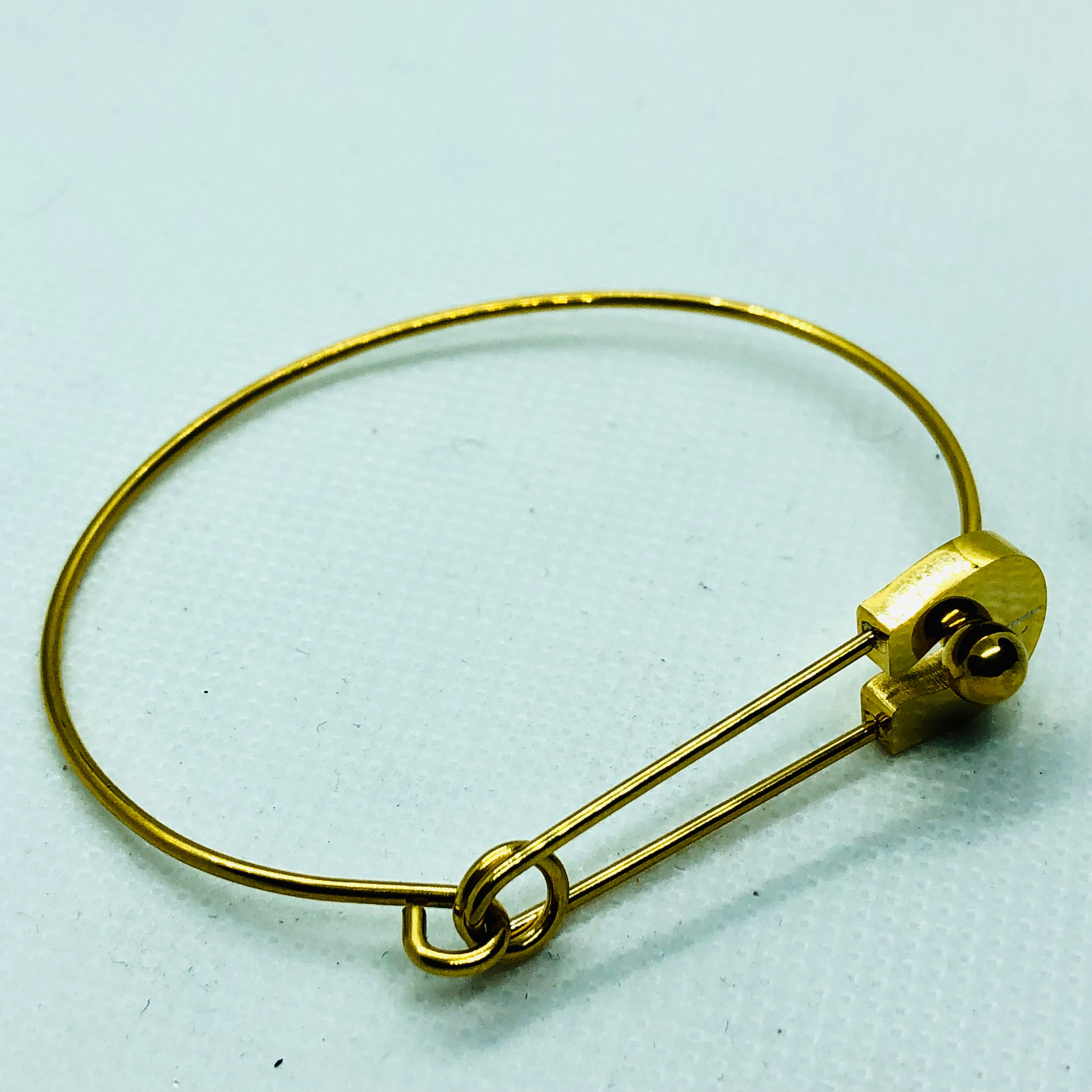 GOLD Paper Clip Bracelet Etsy