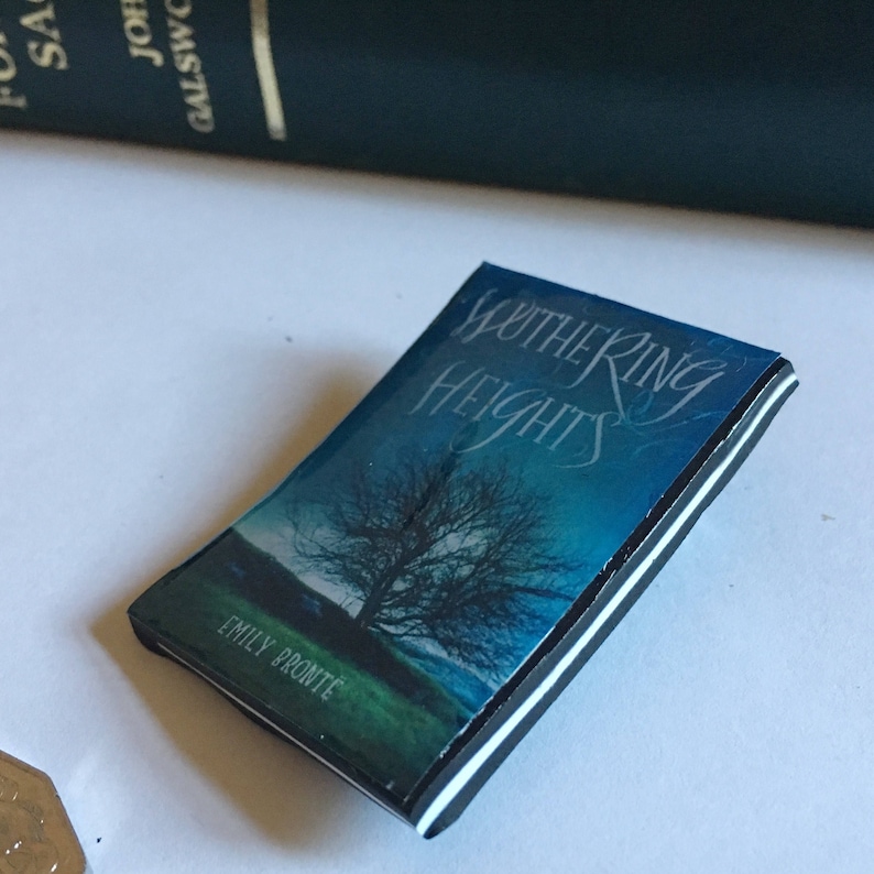 Mini Book Brooch Wuthering Heights
