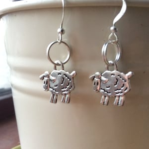Irish Sheep, Earrings, Ireland, Irish, Connemara, The Irish Penny, Irlanda, Visit Ireland, Irish Sheep Earrings, Silver Earrings