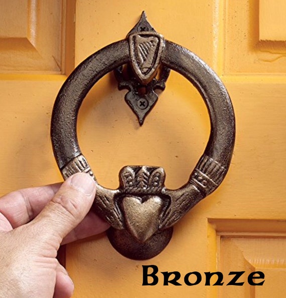 Irish Claddagh Door Knocker Claddagh Ireland Irish Friendship Love Loyalty The Irish Penny Visit Ireland House Decor Celtic