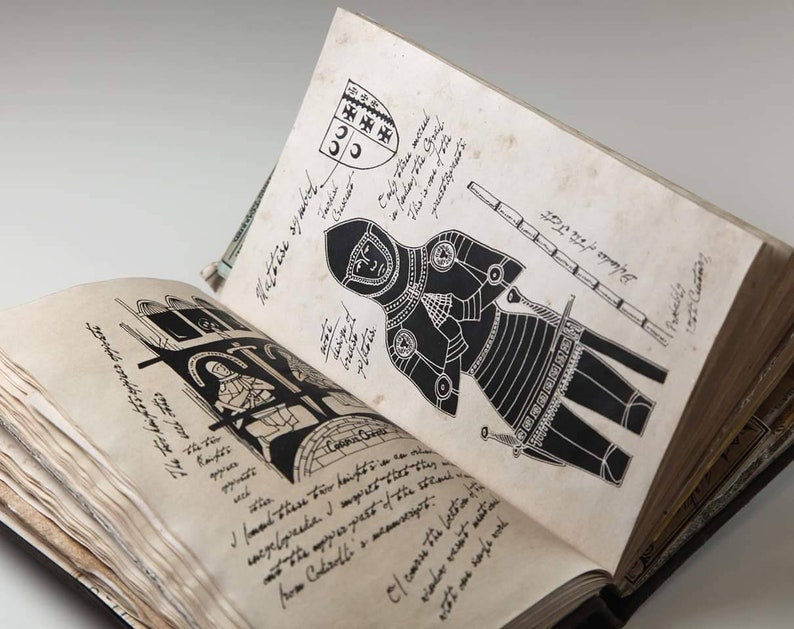 Indiana Jones Grail Diary prop replica image 2