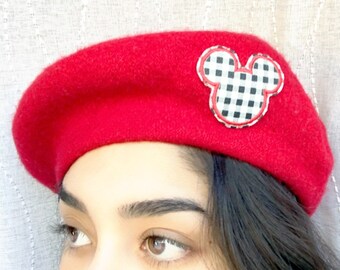 minnie mouse beret