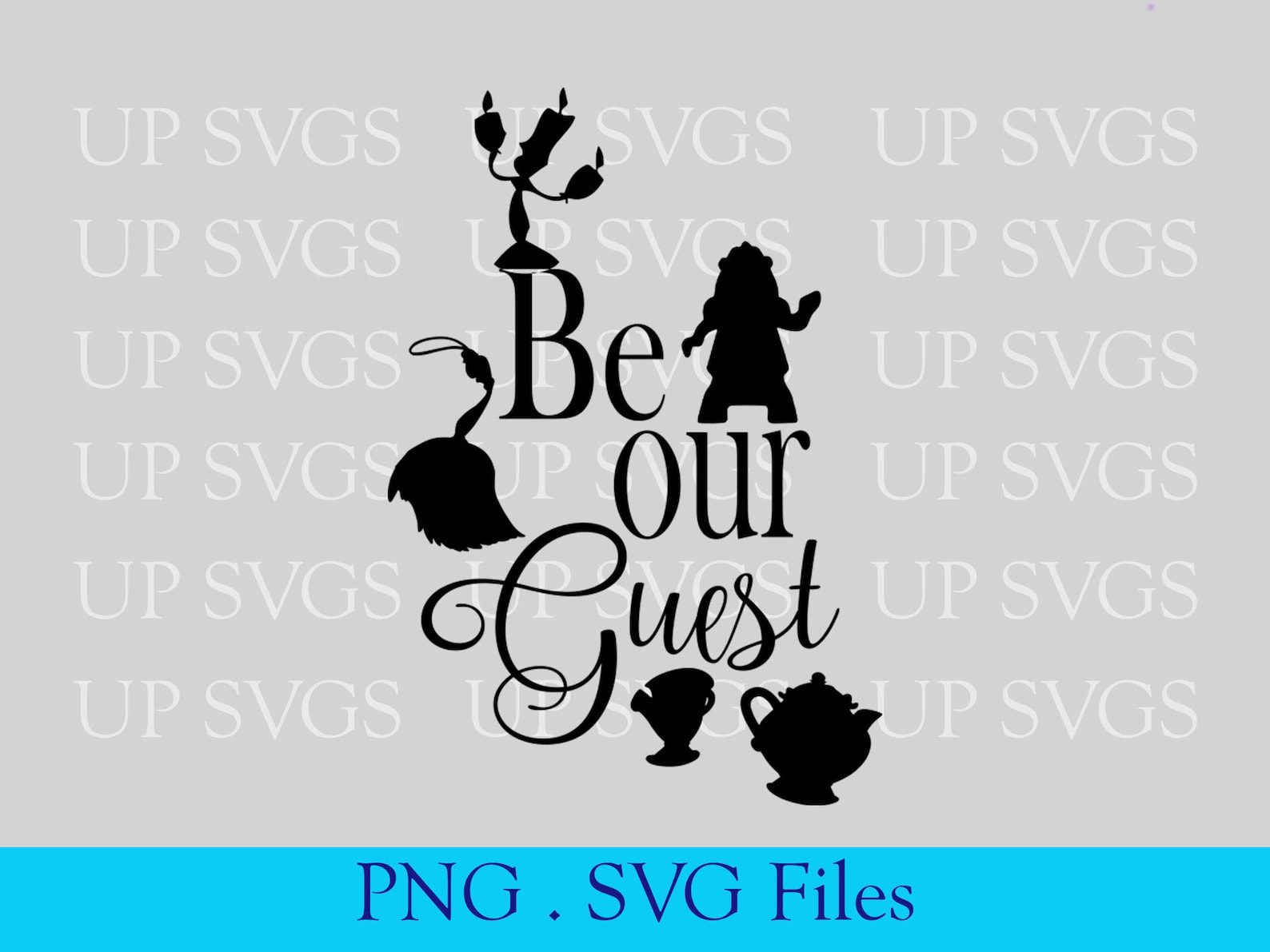 Beauty and the Beast // Be Our Guest // Cutting File // Svg Etsy