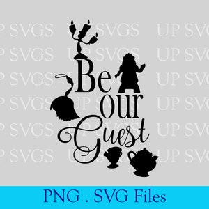 Schoonheid en het beest // wees onze gast // snijvijl // svg