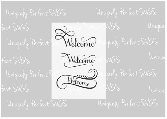 Welcome Samantha Font Home Sign Svg Reverse Canvas Etsy