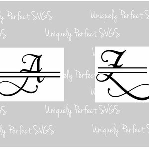 split Samantha font / a-z / fill alphabet / reverse canvas file / svg