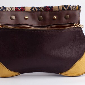 Leather Fanny Pack Customizable Festival Belt Embellished Utility Accessory