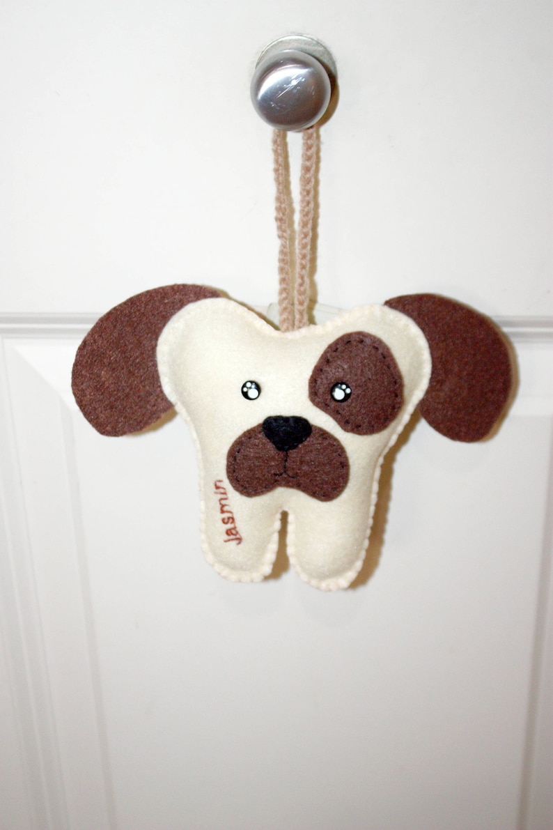 Personalized Tooth fairy pillow Puppy Dog tooth fairy Custom Etsy