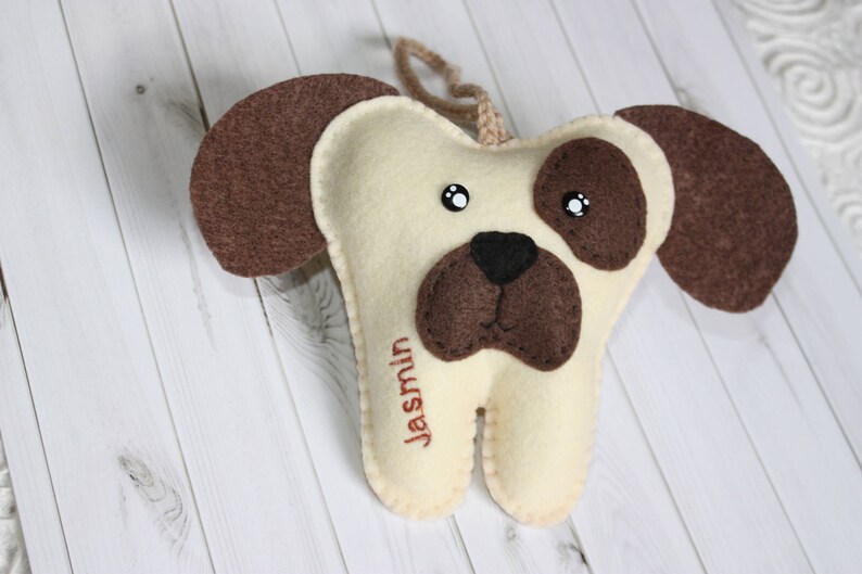 Personalized Tooth fairy pillow Puppy Dog tooth fairy Custom Etsy