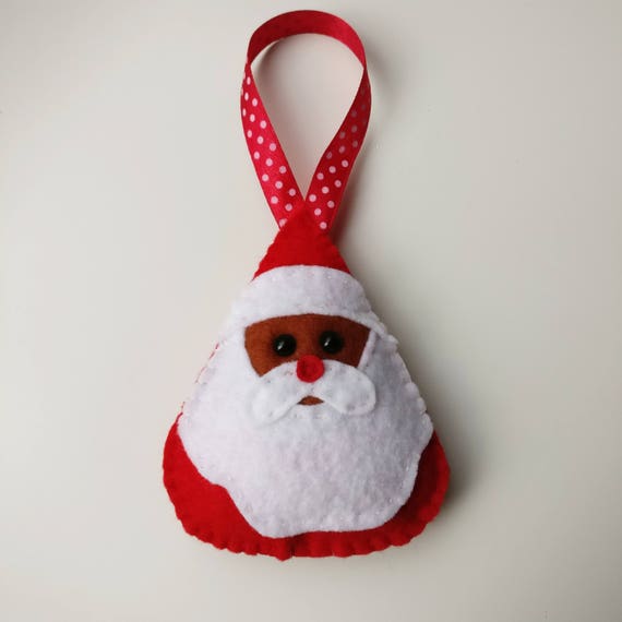 Christmas Ornament Black Santa Claus Christmas Decoration