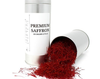 50gr Premium New Season Saffron Threads, Fresh Harvest for Exquisite Flavors and Aromas, Authentic and Handpicked for Your Culinary Delights