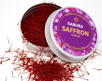 1-15 Grams Premium Saffron Threads, Authentic Saffron Spice for Tea, Rice, Milk, Soups, Chicken, Curry, Dessert, Paella  (Super Negin)