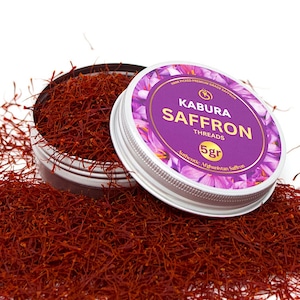 5 Gram Afghanistan Saffron Threads: All-Red Super Negin, Grade A+
