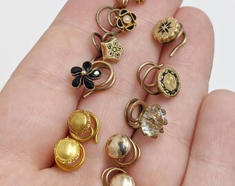 Victorian Wedding Accessories Vintage Bridal Hair Jewelry Mother/'s Day Burgundy Hair Pins Women Birthday Gift Red Cabochon Bobby Pins