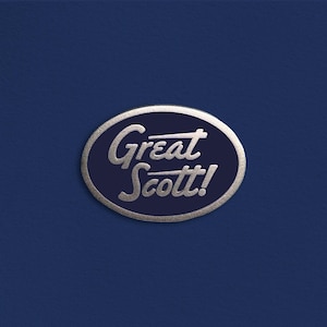 Great Scott Enamel Pin