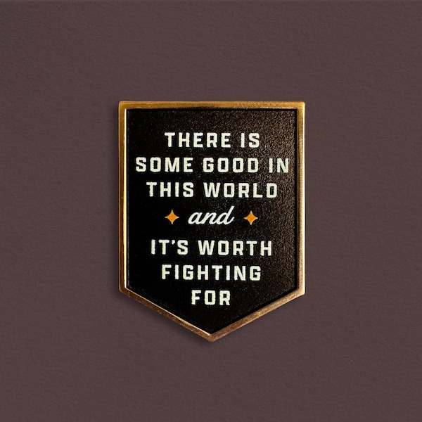 Good in This World Camp Flag Enamel Pin