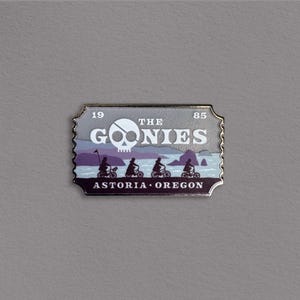 The Goonies Ticket Enamel Pin