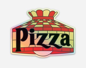 Sticker pizzalamp holo