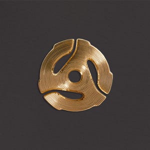 45 Record Adapter Enamel Pin