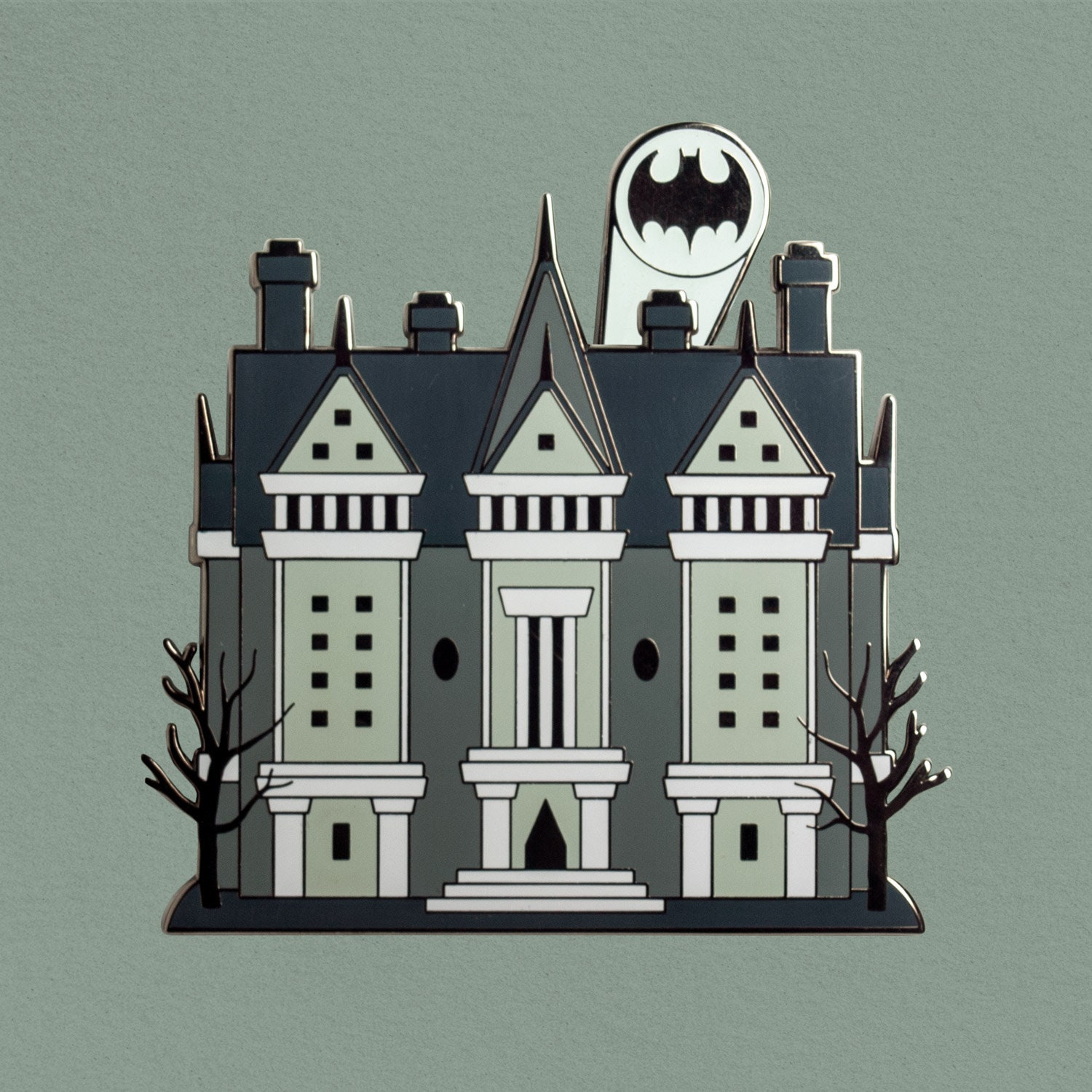 Gothic Manor Enamel Pin I Interactive