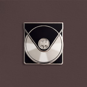 Bat Discman Enamel Pin | Interactive | Spinning