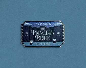 Emaille pin 'The Princess Bride'-kaartje