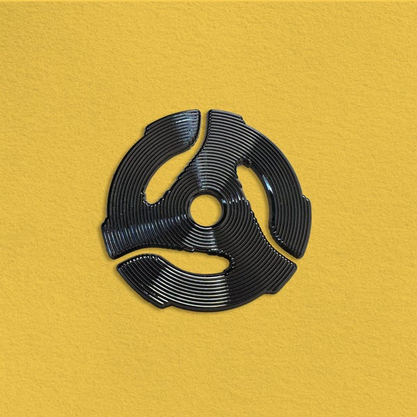 45 Record Adapter Enamel Pin