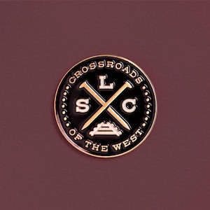 SLC Crossroads Enamel Pin